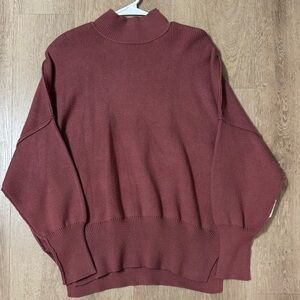 Women’s Altar'd State Burgundy Turtleneck Sweater